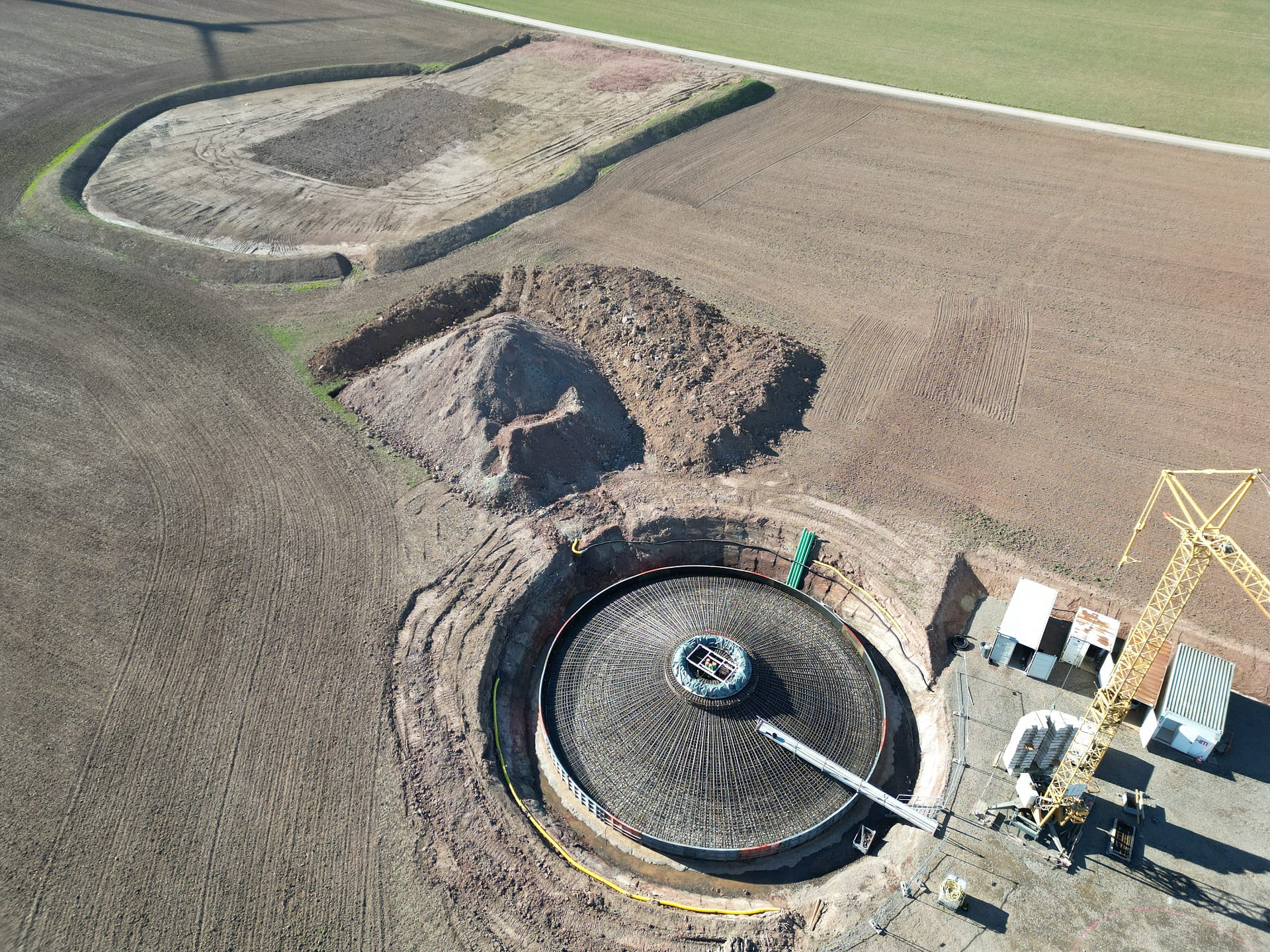 Fundament Windpark Heimbach