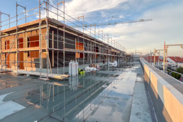 Das Bild zeigt den Rohbau der neuen littebigFuture-Kita in Sachsenheim